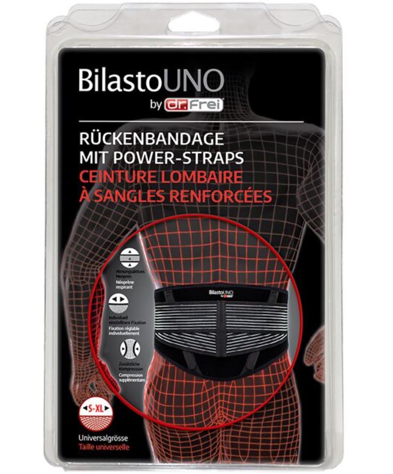 Bilasto Uno Rückenbandage mit Power Straps S-XL (1 Stk)