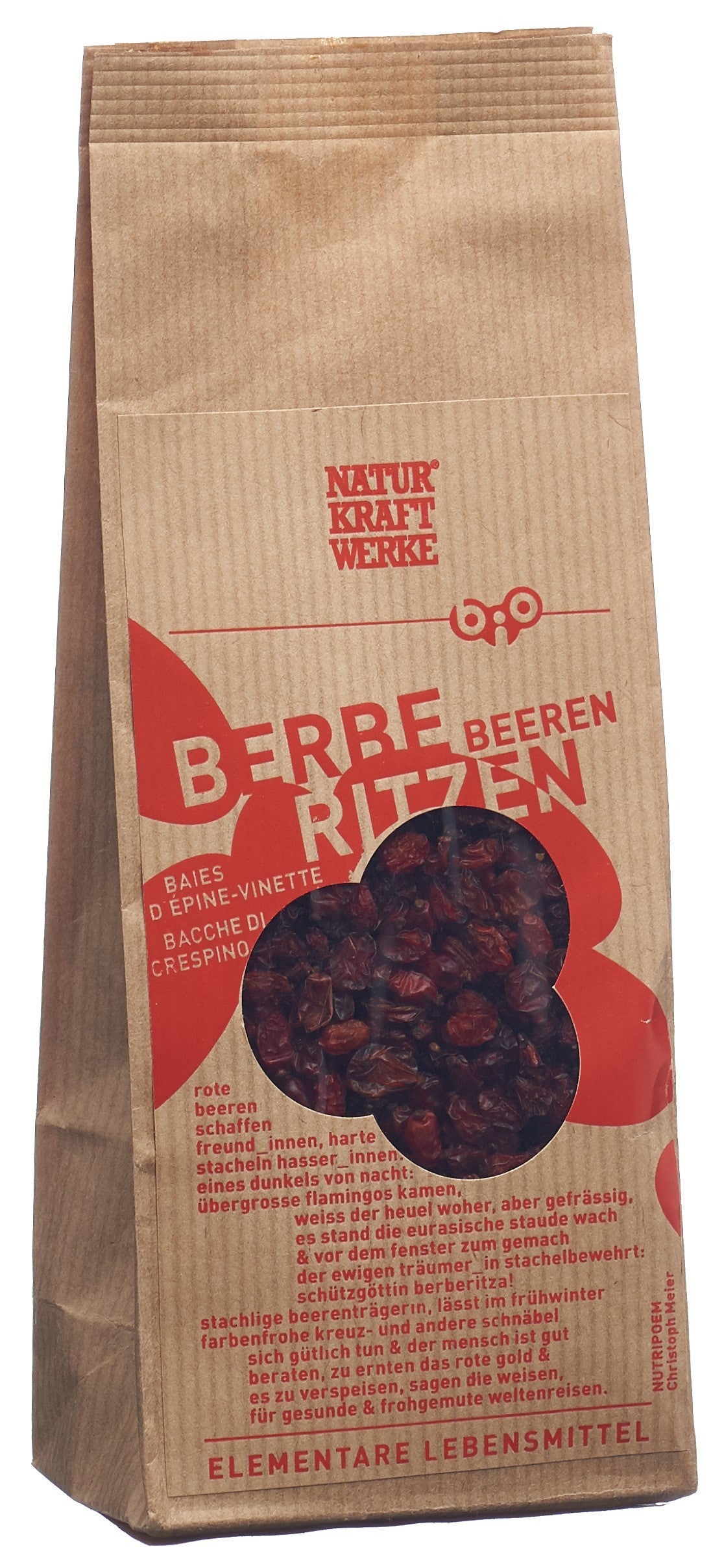 NATURKRAFTWERKE Berberitzen Beeren Bio (100g)