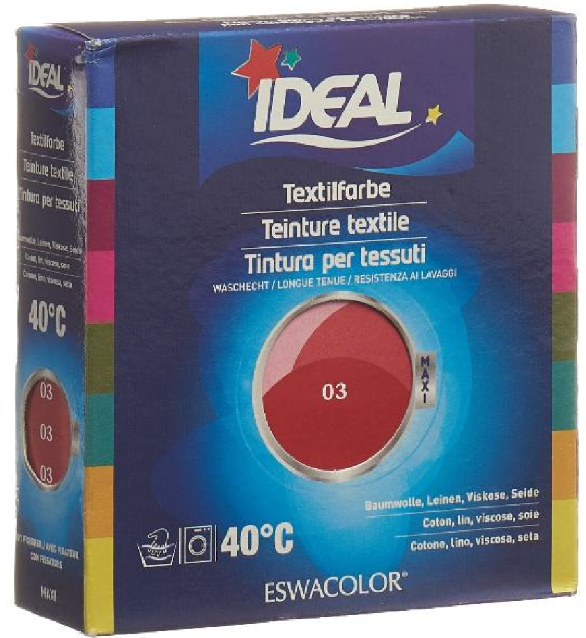 IDEAL MAXI Baumwolle Color No03 zinnober (1 Stk)
