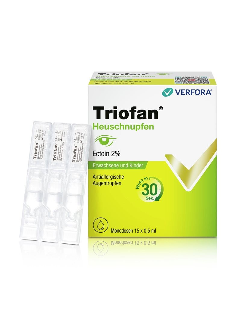 Triofan Heuschnupfen Antiallergische Augentropfen (15x0.5ml)