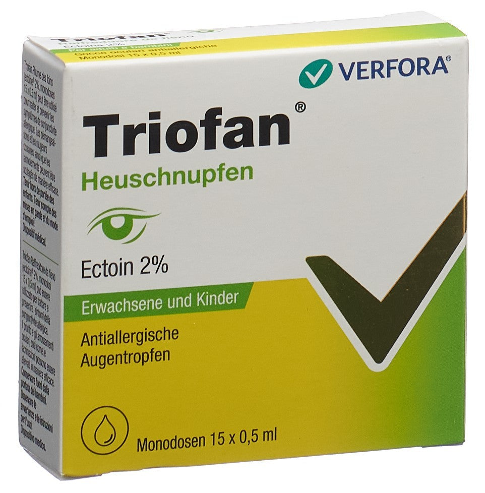 Triofan Heuschnupfen Antiallergische Augentropfen (15x0.5ml)