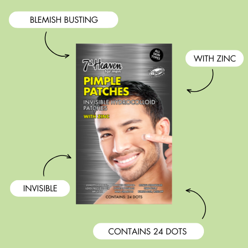 7th Heaven Men's Pimple Dots Pickelpflaster (24 Stk)