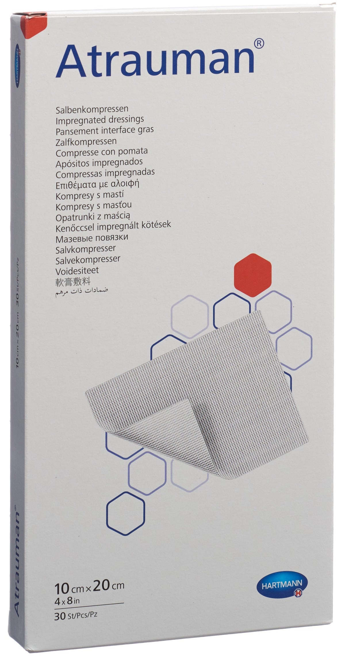 Atrauman Salbenkompressen 10x20cm steril (30 Stk)