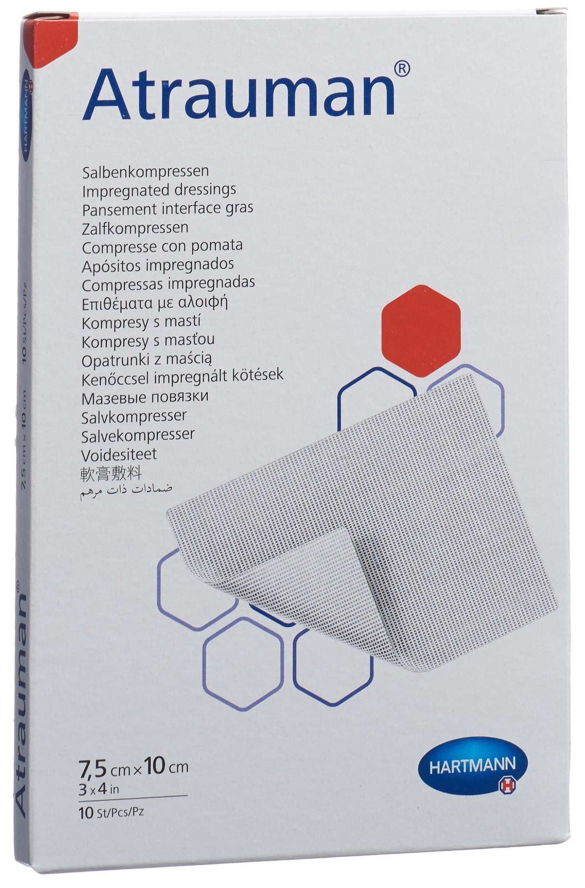 Atrauman Salbenkompressen 7.5x10cm steril (50 Stk)