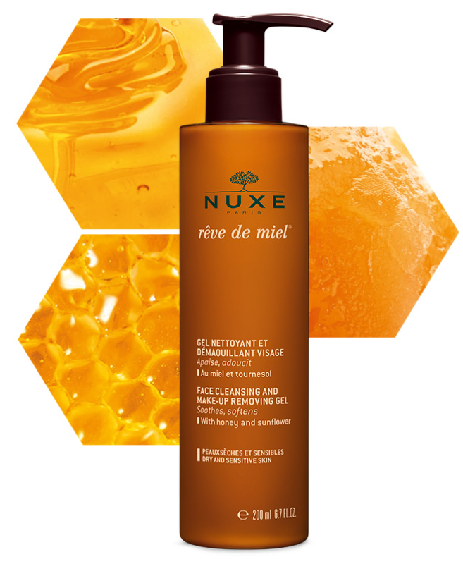 NUXE rêve de miel Make-Up-Entferner & Gesichtsreinigungsgel (200ml)