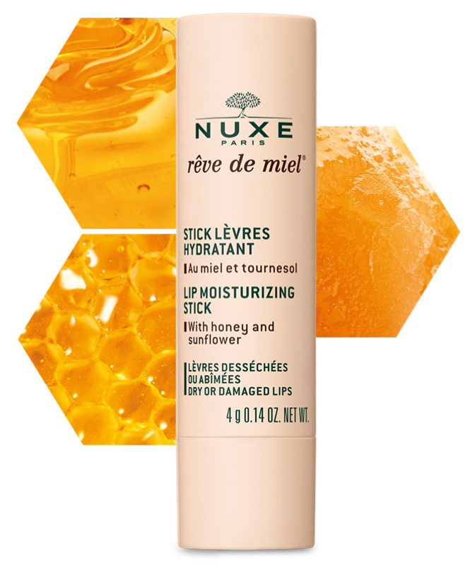 NUXE rêve de miel Feuchtigkeitsspendender Lippenpflegestift (4g)