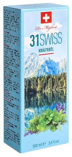 OLIO 31 Original Swiss Huile d'Herbes (100ml)