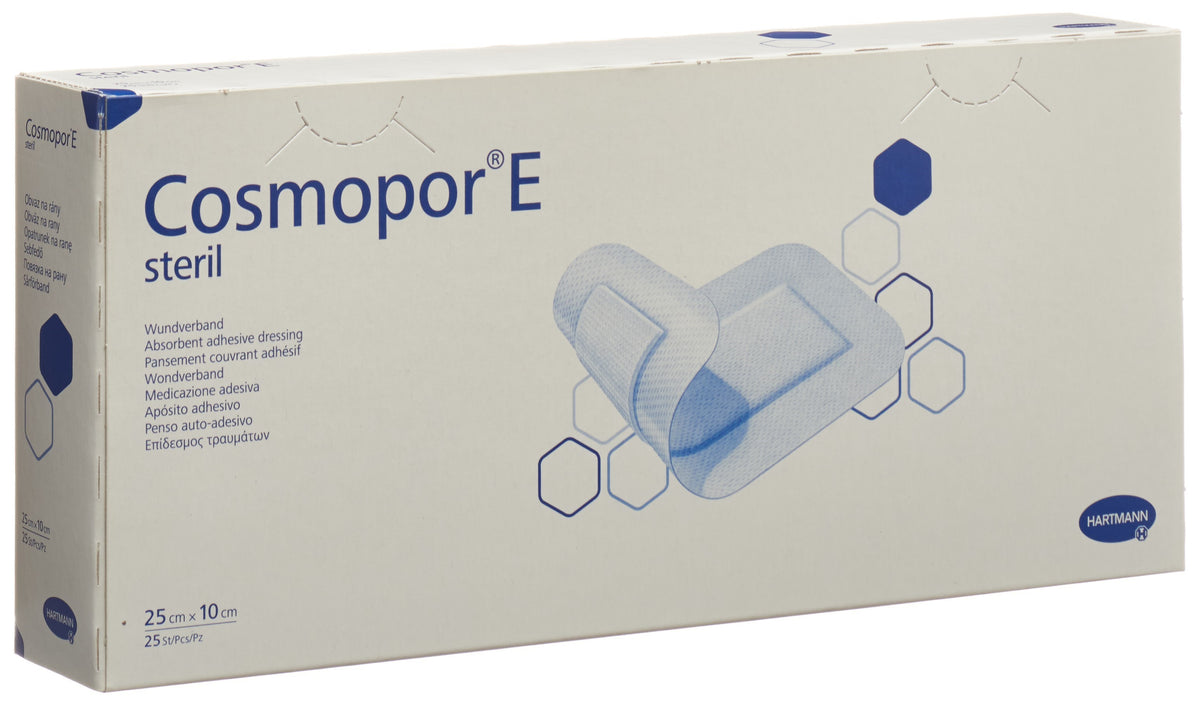 Cosmpor E Schnellverband 25cmx10cm steril (25 Stk)
