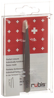 rubis Pinzette schräg Inox (1 Stk)