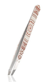 rubis Pinzette schräg Mandala Sonne roségold (1 Stk)