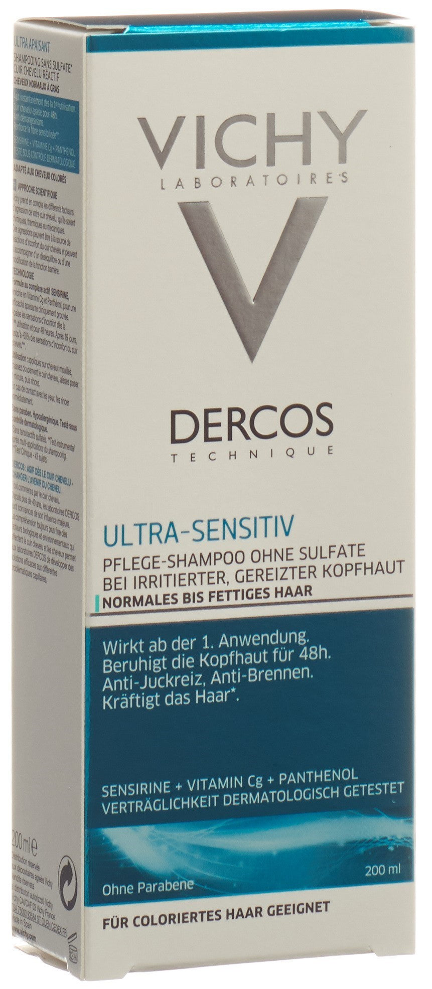 VICHY Dercos Shampooing Ultra-Sensitiv Fettige Kopfhaut (200ml)