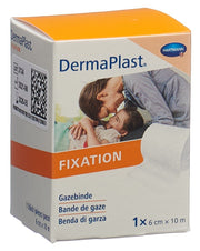 DermaPlast Gazebinde festkantig 6cmx10m (1 Stk)