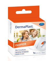 DermaPlast ISOPOR 2.5cmx9.2m Vlies weiss (12 Stk)