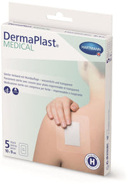 DermaPlast Medical Transparentverband 10x9cm (5 Stk)
