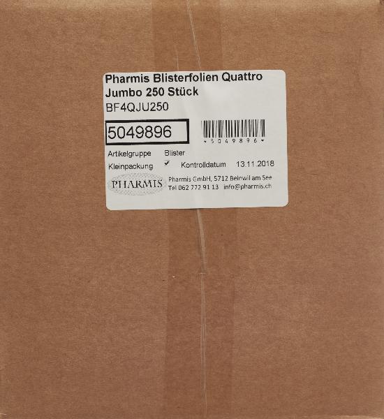Pharmis Blisterfolien Quattro Jumbo (250 Stk)