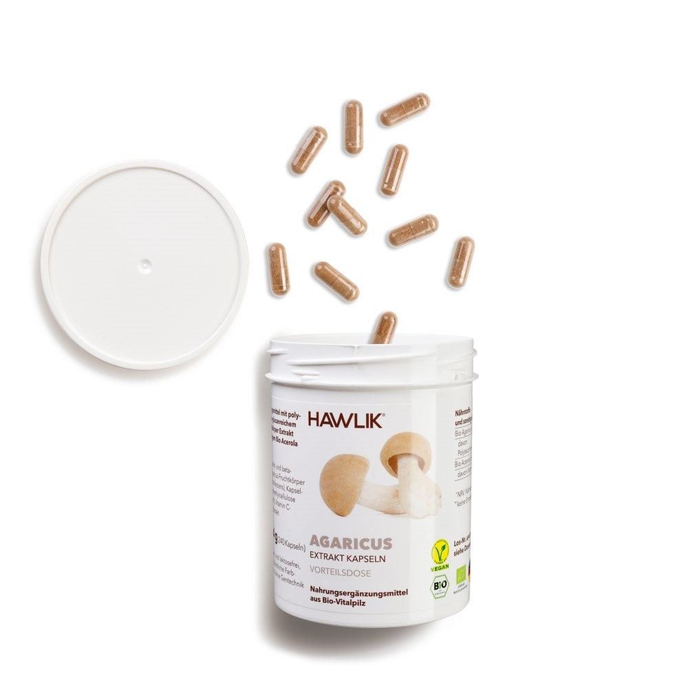 HAWLIK Agaricus Extrakt Kapseln (240 Stk)