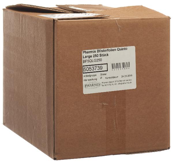 Pharmis Blisterfolien Quinto Large (250 Stk)