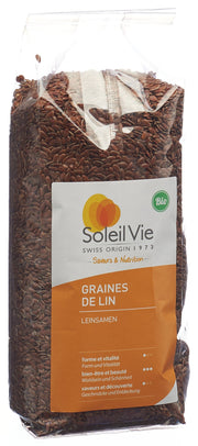 Soleil Vie Vollkorn-Leinsamen-Körner Bio (500g)