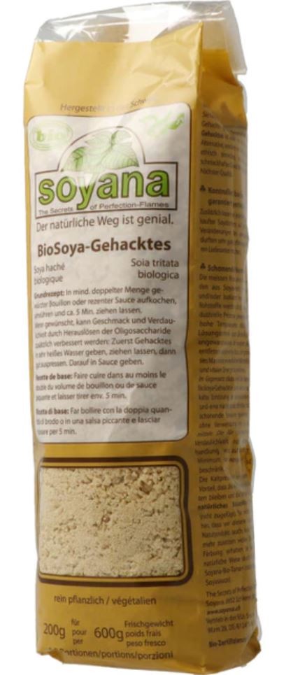 Soyana Gehacktes Bio Soja naturfarben (200g)