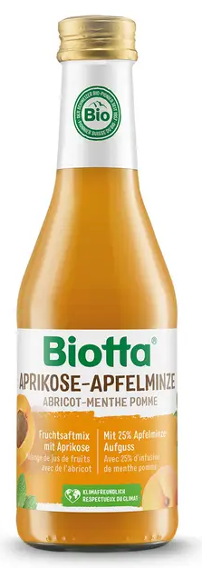 Biotta Aprikose-Apfelminze Bio (12x2.5dl)