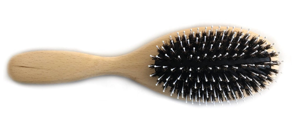 HERBA Haarbürste Wildschwein-/Nylon oval Buche FSC (1 Stk)