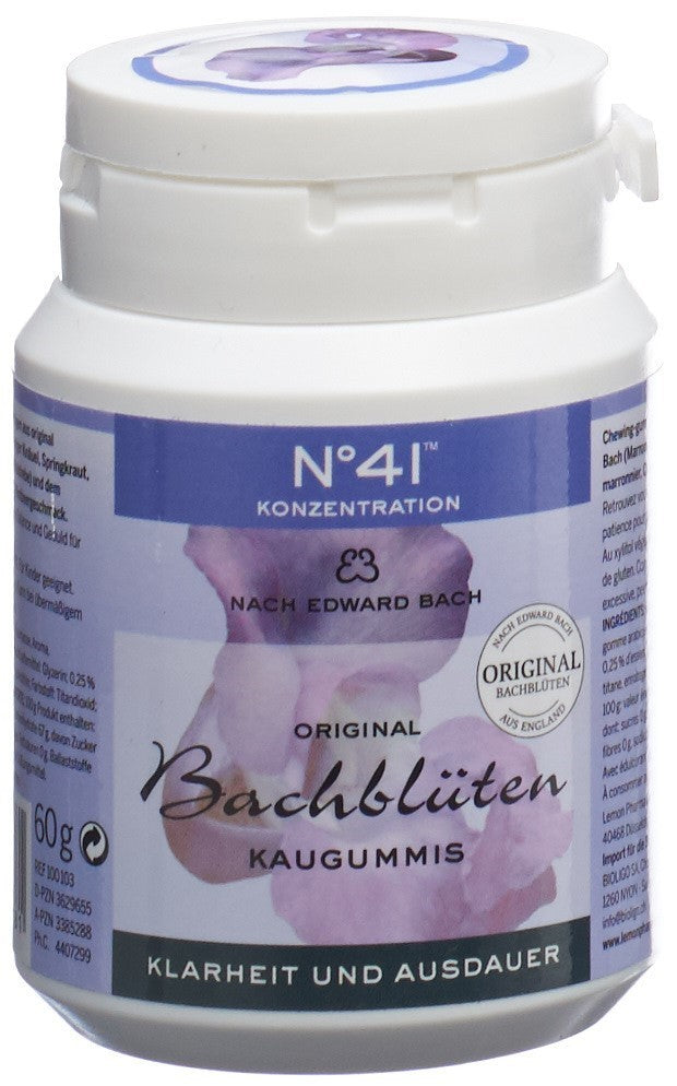 LEMON PHARMA Bachblüten Kaugummi Klarheit und Ausdauer (60g)