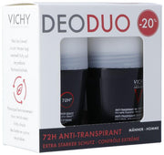 Vichy Homme Antiperspirant Deo 72h Roll-on Duo (2x50ml)