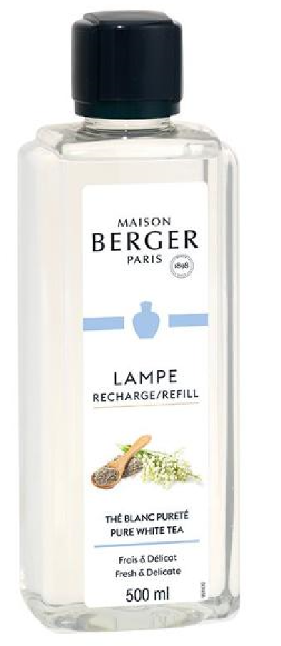 MAISON BERGER Lampen Nachfüllung Reiner Weisser Tee (500ml)