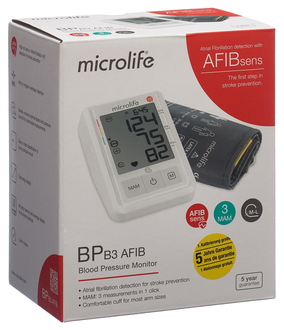 microlife Blutdruckmesser BP B3 AFIB 4G (1 Stk)