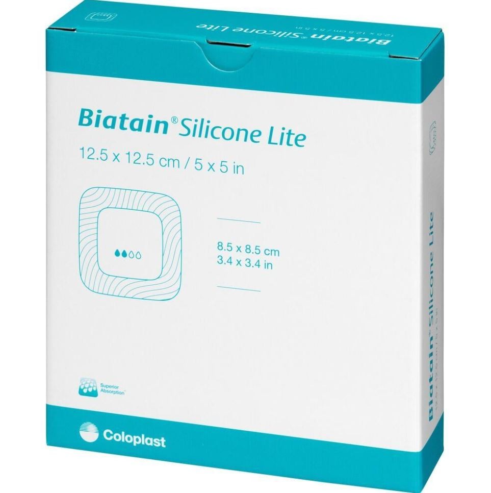 Biatain Silicone Lite Schaumverband 12.5x12.5cm (10 Stk)
