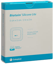 Biatain Silicone Lite Schaumverband 5x5cm (5 Stk)