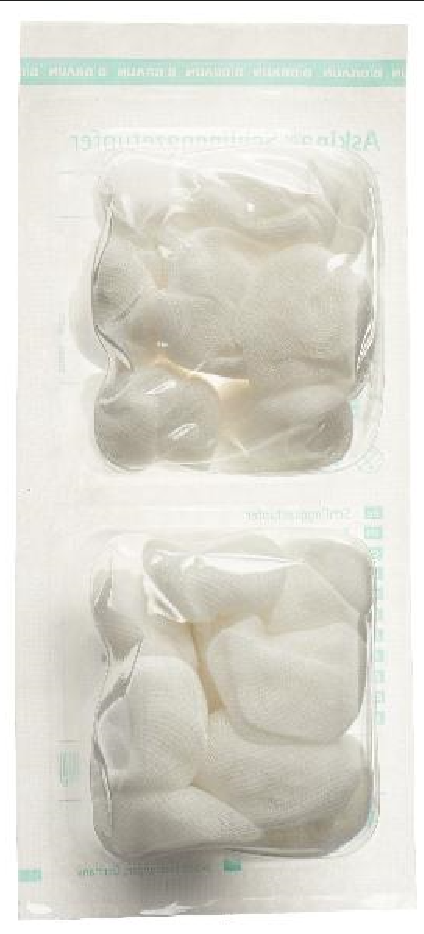 ASKINA Schlinggazetupfer pflaumengross steril (20 Stk)