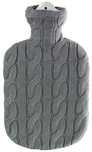 Sänger Wärmflasche 2l Strickbezug Zopf dunkelbe (1 Stk)