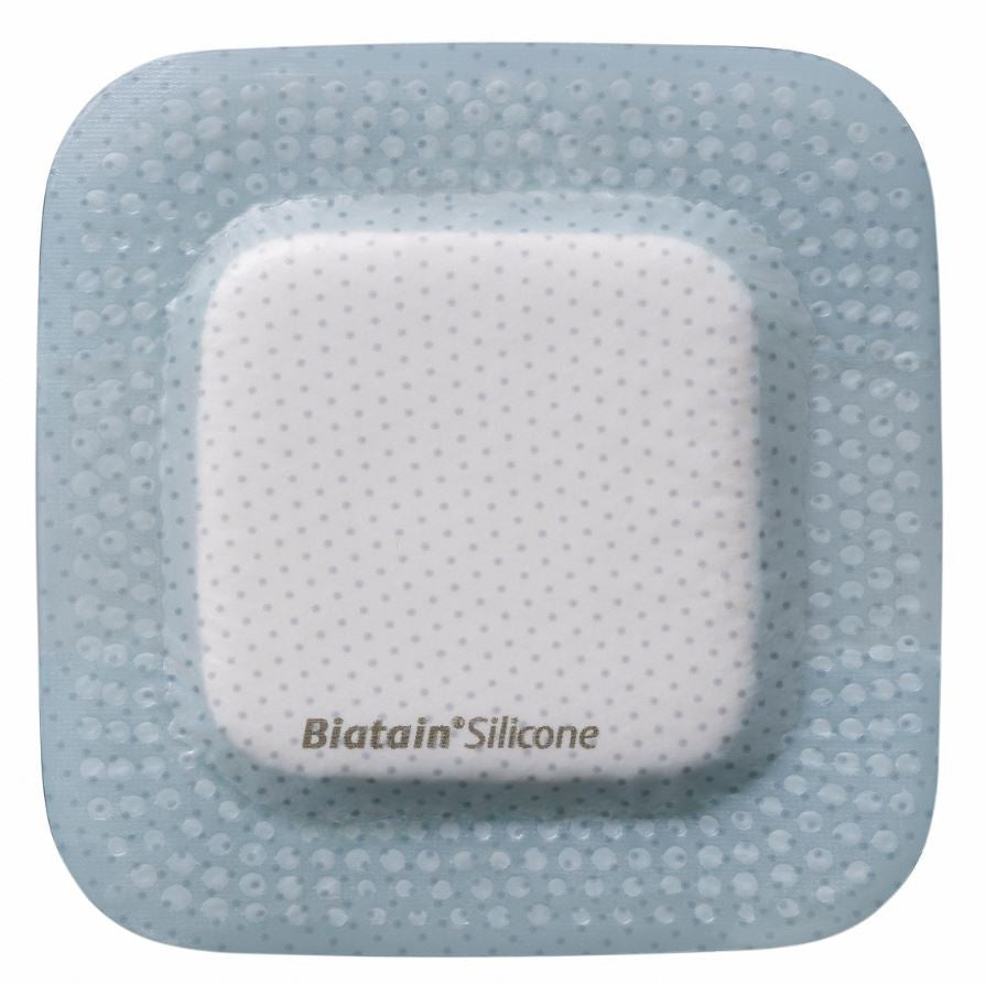 Biatain Silicone Schaumverband 12.5x12.5cm selbstklebend (10 Stk)