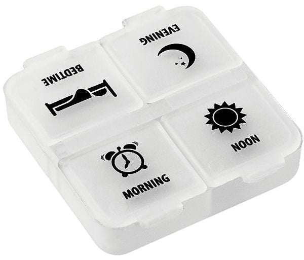 VITILITY Medikamentendosierer 1 Tag, 4 Fächer (1 Stk)