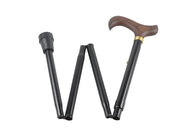 GASTROCK Faltstock 85-95cm 4 fach Alu schwarz Derby (1 Stk)