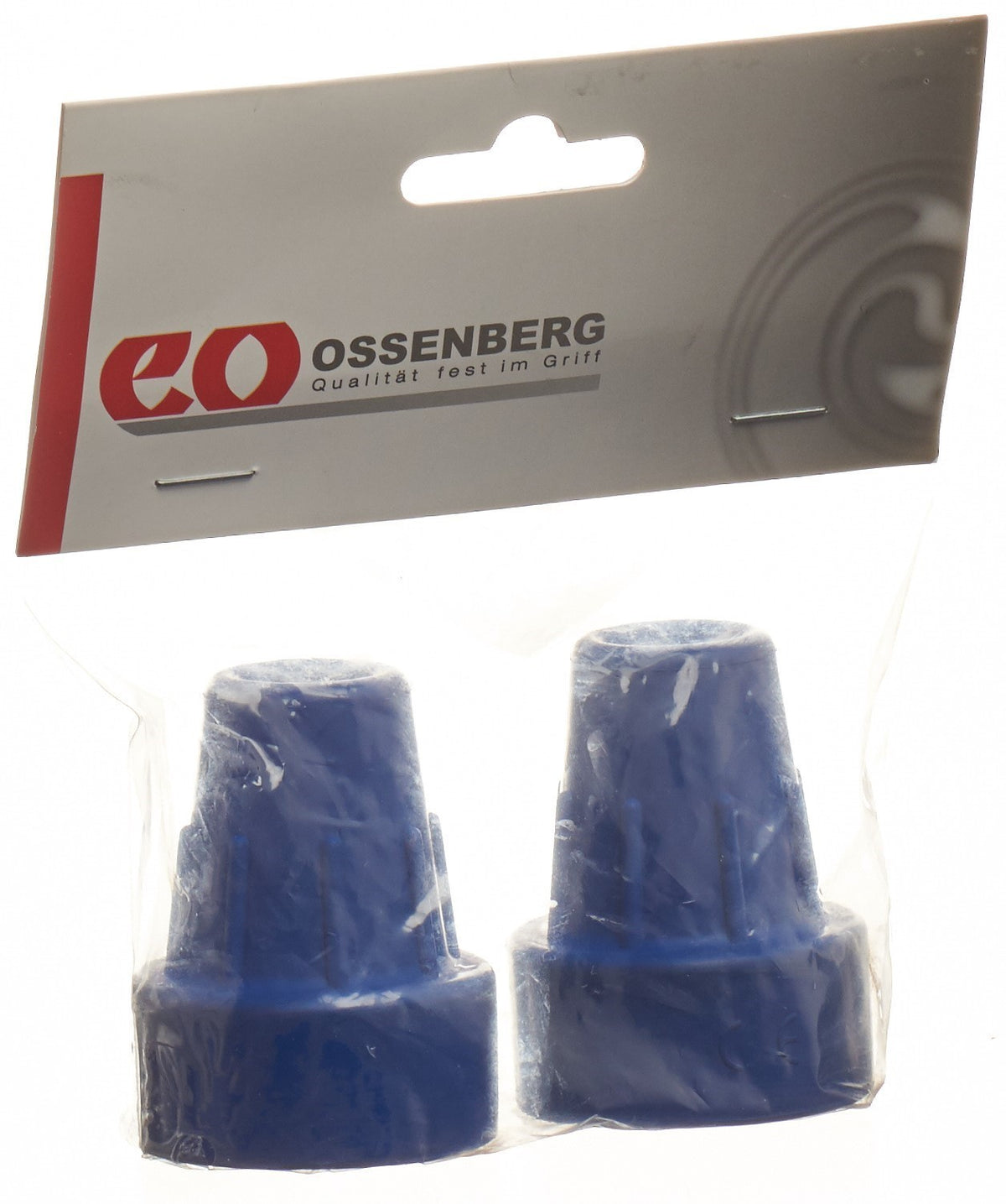 OSSENBERG Krückenkapsel Pivoflex 16mm blau (1 Paar)
