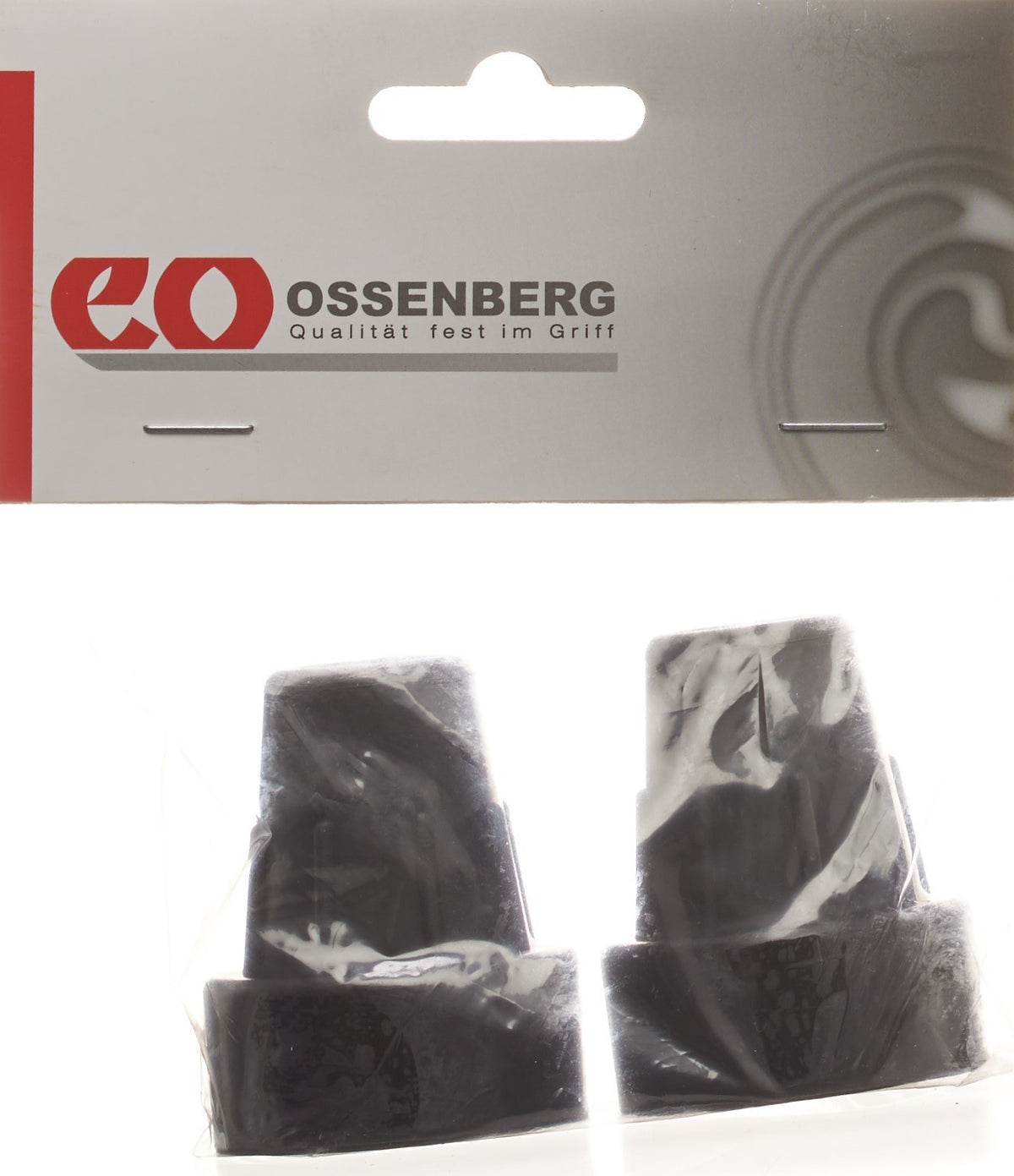 OSSENBERG Krückenkapsel Pivoflex 16mm schwarz (1 Paar)