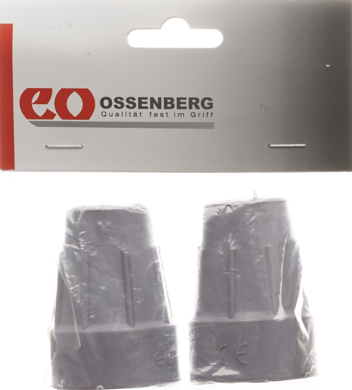 OSSENBERG Krückenkapsel Pivoflex 19mm grau (1 Paar)