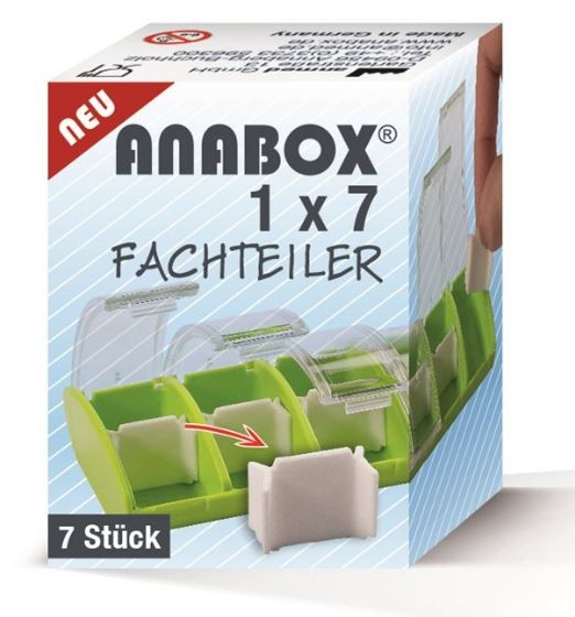 Anabox 7 Tage Plus Fachteiler (7 Stk)