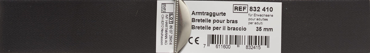 IVF Armtraggurt Erwachsen 185cmx35mm schwarz (1 Stk)