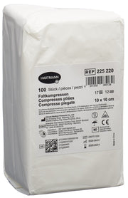 IVF Faltkompresse T17 10x10cm 12fach (100 Stk)