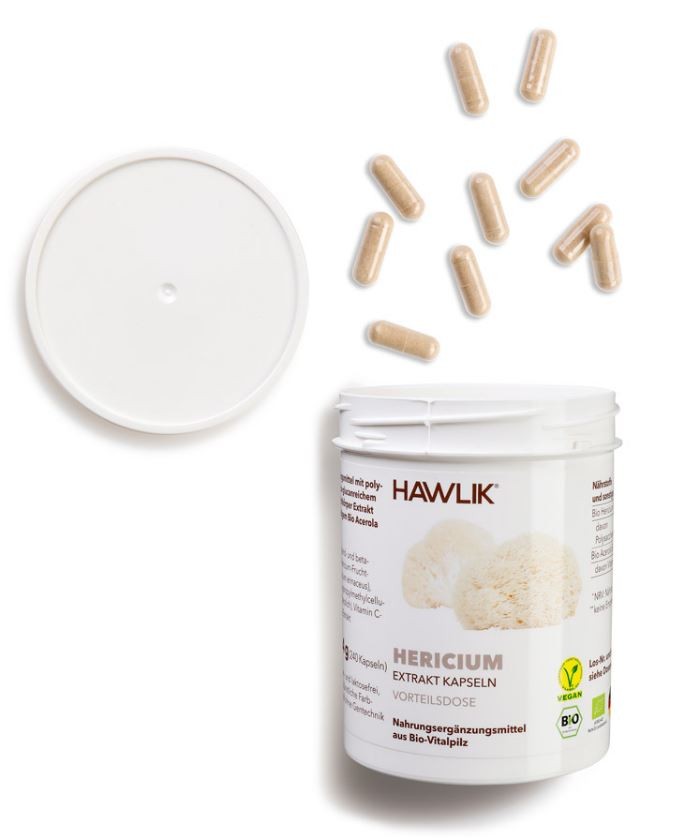 HAWLIK Hericium Extrakt Kapseln (240 Stk)