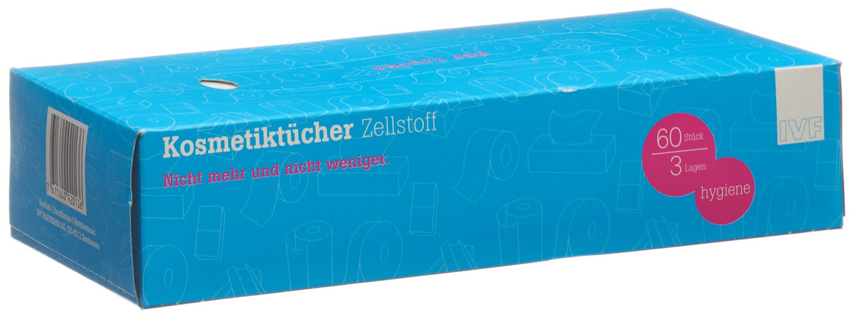 IVF Kosmetiktücher Zellstoff 3-lagig (60 Stk)