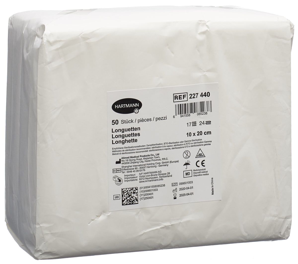 IVF Longuetten T17 10x20cm 24-fach (50 Stk)