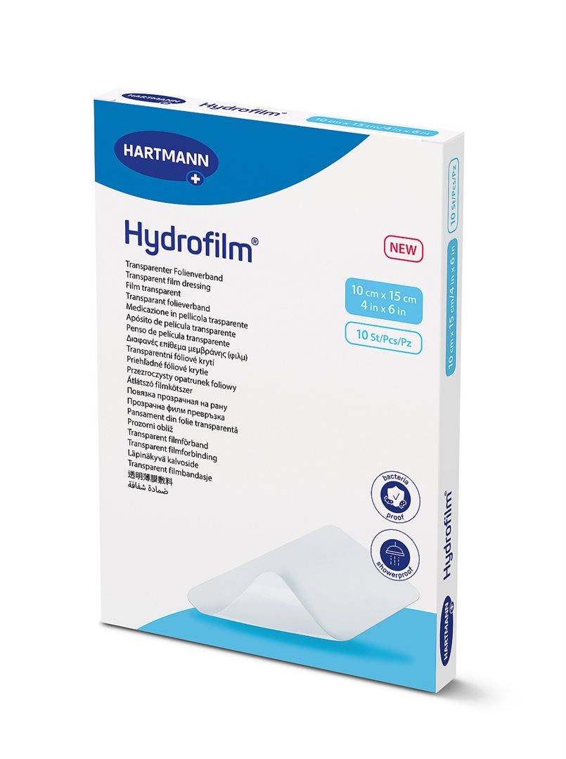 Hydrofilm Transparentverband 10x15cm steril (10 Stk)