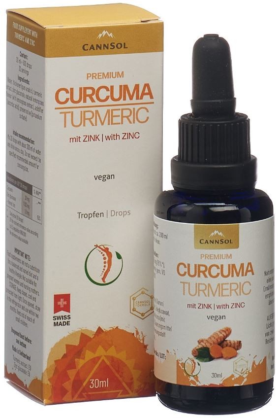 CANNSOL Premium Curcuma Zink Tropfen (30ml)