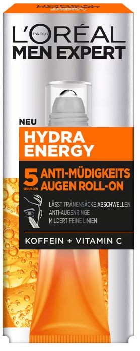 L'ORÉAL MEN EXPERT Hydra Energy Anti-Müdigkeits Augen Roll-On (10ml)