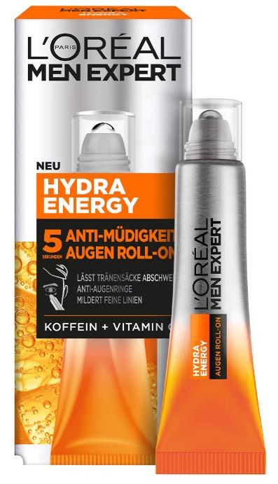 L'ORÉAL MEN EXPERT Hydra Energy Anti-Müdigkeits Augen Roll-On (10ml)