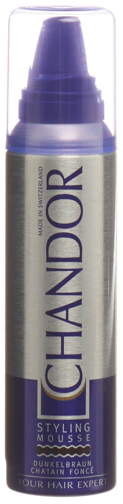 CHANDOR COLOUR Styling Mousse Dunkelbraun (150ml)